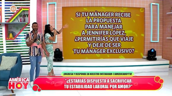 Giselo molesto en 'América hoy'