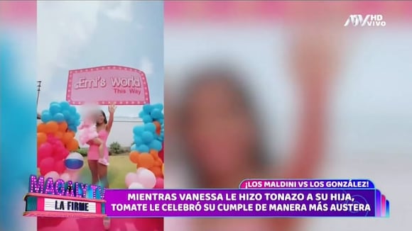 TROME - Tomate le celebra humilde cumple a su hija, mientras Vanessa López le hace EL TONAZO de más de 15 mil soles