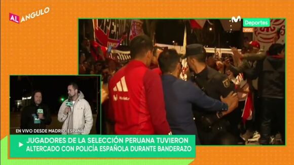 Pedro García cuestionó reacción de algunos jugadores peruanos (@movistardeportes)