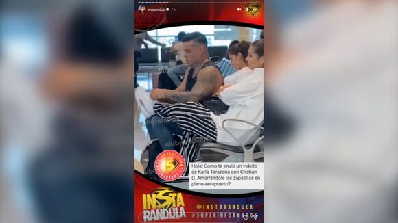 TROME - Christian Domínguez le amarra los zapatos y le limpia los pies a Karla Tarazona en sus vacaciones