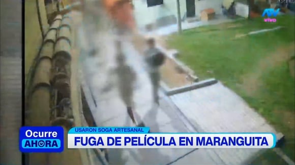 TROME - Imágenes del preciso momento en que fugan seis internos de Maranguita: Así actuaron en la madrugada