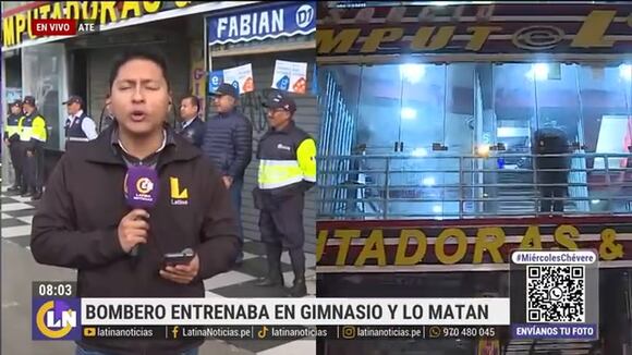 Ate: sicario asesina a balazos a bombero dentro de gimnasio 2