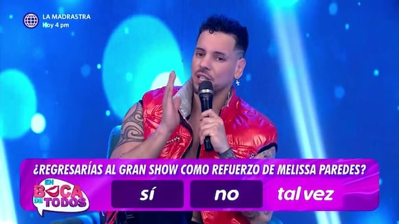 Anthony Aranda advertido por Melissa Paredes