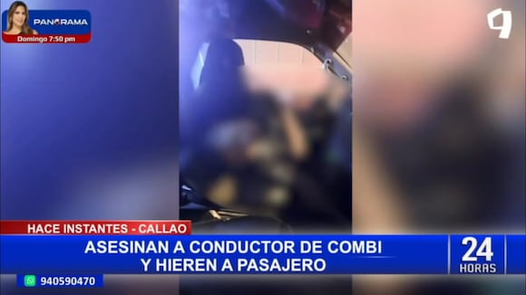 TROME | Asesinan a chofer de transporte público en el Callao (24 Horas)