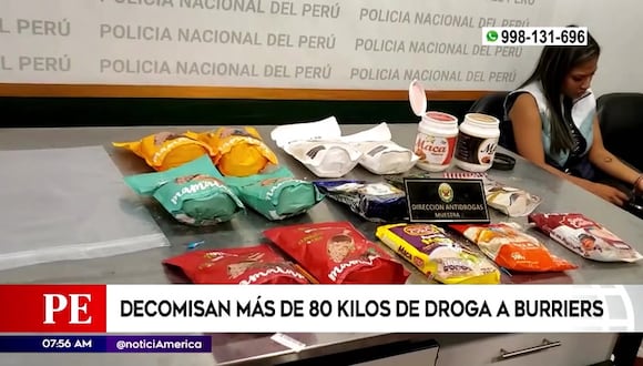 Incautan 80 kilos de droga a burriers