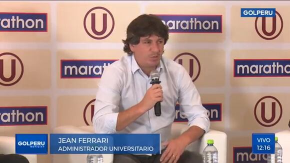 Jean Ferrari contó historia sobre color de la clásica casaquilla crema de Universitario (@golperu)