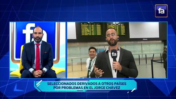 Seleccionados derivados a otros países por problemas en el aeropuerto