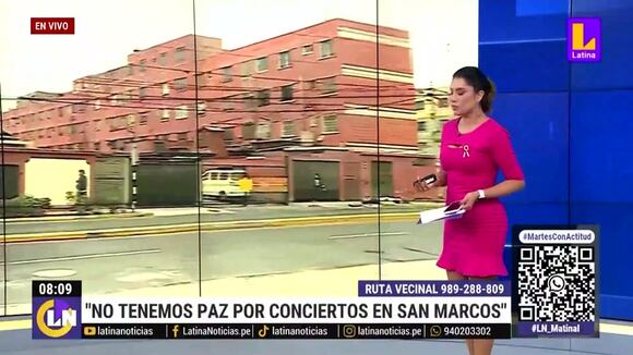 Vecinos se quejan de conciertos en estadio San Marcos