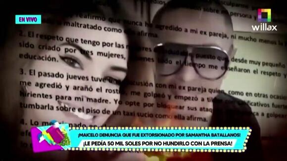 TROME - Samantha Batallanos revela que Poder Judicial le negó medidas de protección a Jonathan Maicelo