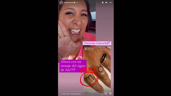 Gato cuba se tatuó signo zodiacal de Ale Venturo