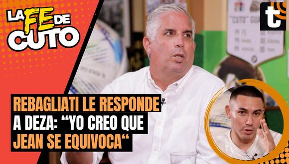 LA FE DE CUTO: Diego Rebagliati le responde a Jean Deza
