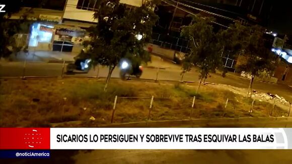 San Juan de Lurigancho: Joven escapa en medio de las balas (América Noticias)