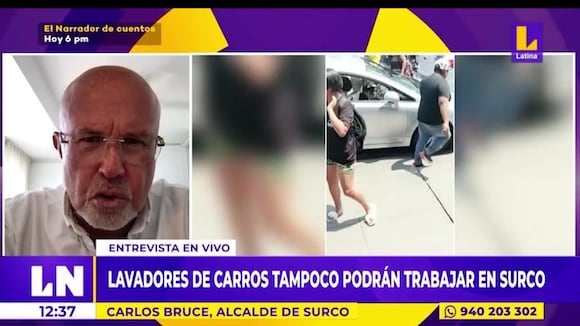 Alcalde de Surco explica que erradicarán a los lavacarros