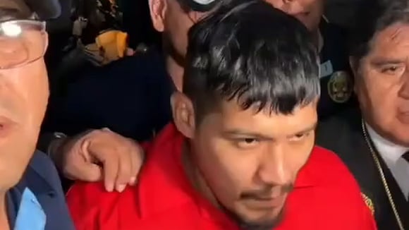 TROME | El 'Monstruo' llegó a Lima tras ser extraditado desde Paraguay. Video: PNP