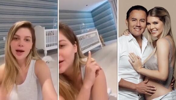 Brunella Horna muestra el cuarto de su hijo a poco de dar a luz