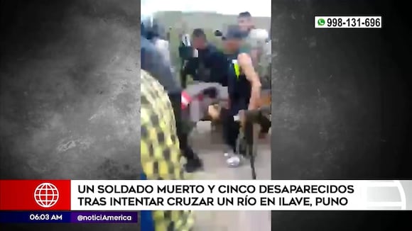 Puno: Un soldado muerto y cinco desaparecidos