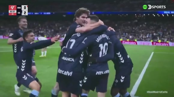 Gol de Swedberg para el 2-0 de Celta vs Real Madrid por LaLiga | VIDEO: DSports