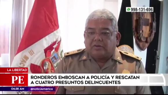 Ronderos emboscan a policías en La Libertad