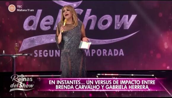 Milena Zárate 'troleó' a Melissa Paredes con su caída en "Reinas del Show" y no esperó que la conductora le respondiera un misil