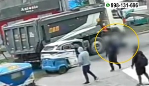 Tragedia en SJL: Hombre en moto eléctrica muere al ser impactado por camión