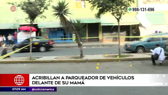 Acribillan a parqueador de vehículos