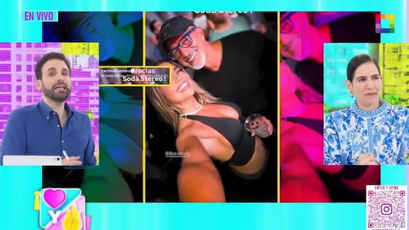 TROME - ‘Cachín’ y Flor Ortola en ‘salidita’ de noche y ella le echa flores: “La pasamos súper lindo”