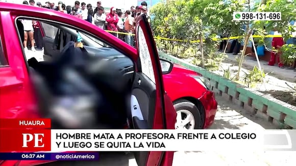 Huaura: Ex policía mata a profesora
