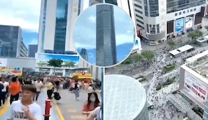 China: Rascacielos comienza a moverse sin causa alguna y genera estampida de personas