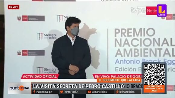 Pedro Castillo y su visita secreta al Ministerio de Vivienda