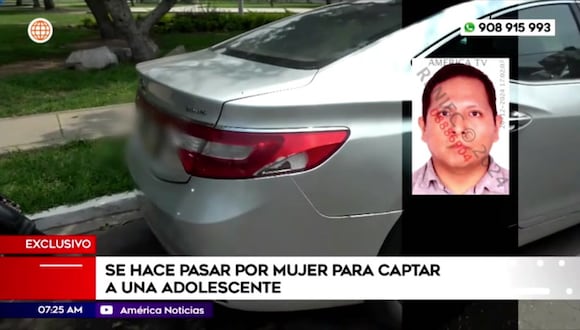 SJM: Se hace pasar por mujer para captar a menor
