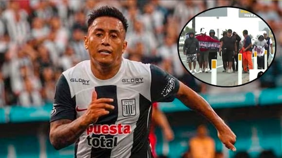 Hinchas se acercaron al entrenamiento de Alianza Lima para buscar a Christian Cueva