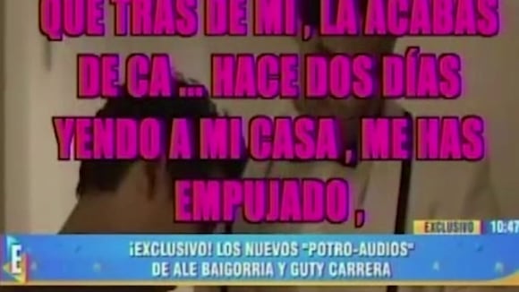 TROME | Guty Carrera en polémica con Brenda Zambrano: los audios con Ale Baigorria