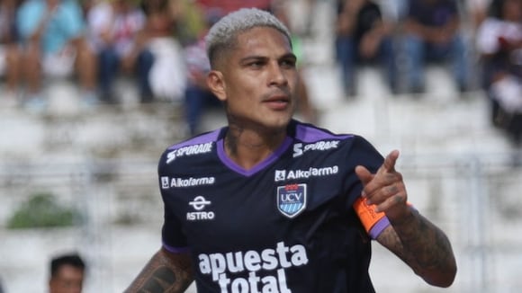 Gol de Paolo Guerrero para el 1-0 de César Vallejo vs. Unión Comercio. (Video: L1 MAX)