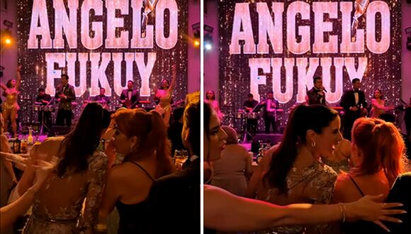 Magaly Medina y María Pía Copello son vistas disfrutando juntas de un concierto