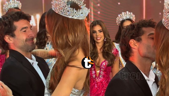 TROME | Tatiana Calmell: su novio Cristóbal de Col la besó (Video: Percy Vargas)