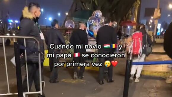 Trome | Hombre se emociona al conocer al novio extranjero de su hija