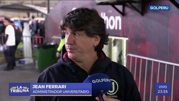TROME | Jean Ferrari sobre partida de Rodrigo Ureña de Universitario (GOL Perú)