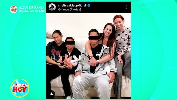 Melissa Klug lleva a sus hijos a Estados Unidos