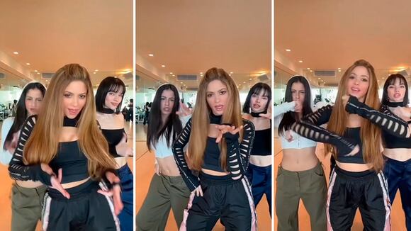 Shakira protagoniza baile de su último éxito con BZRP junto a coreógrafas