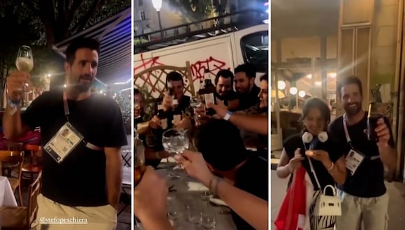 Así fue el íntimo festejo de Stefano Peschiera tras el histórico bronce