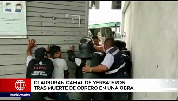 Trome|Clausuran camal de Yerbateros tras muerte de obrero en una obra