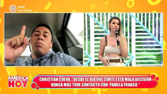 TROME - Christian Cueva sobre visita a la casa de Pamela en Chimbote