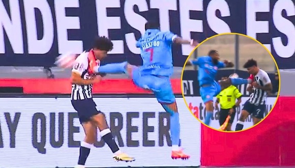 Alexi Gomez se gana la roja por criminal falta sobre Franco Zanelatto. (Video: L1 MAX)