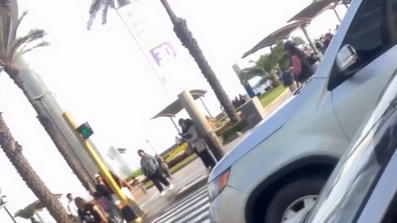 TROME - Andrea Luna denuncia acoso de taxista en Larcomar