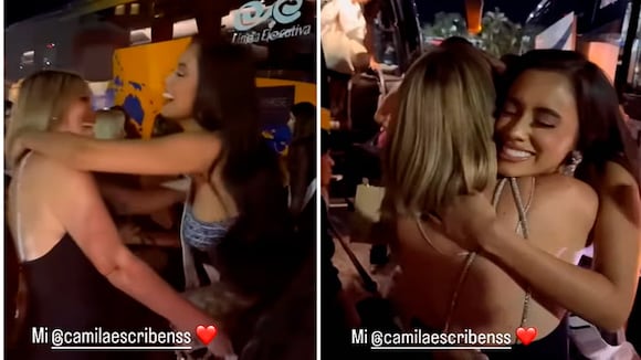El conmovedor abrazo de Camila Escribens con Jessica Newton tras el 'Miss Universo 2023'