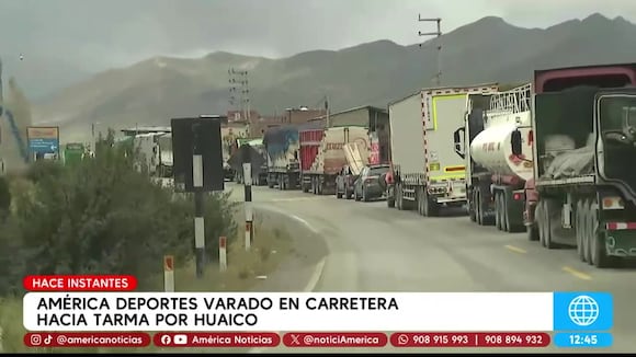 Equipo de América Deportes quedó varado en la carretera cuando iban a cubrir el Alianza Lima vs. ADT (Video: @americanoticias).
