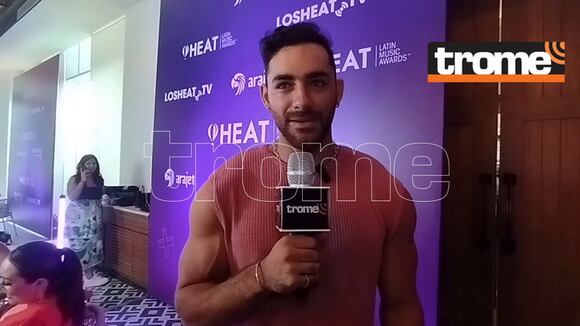Austin Palao en los Premios Heat (Video: Carla Chevez)