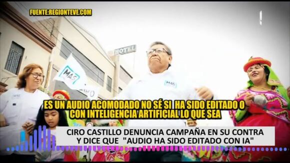 Ciro Castillo Afirma Que Audios En Su Contra Fueron Manipulados Con Inteligencia Artificial