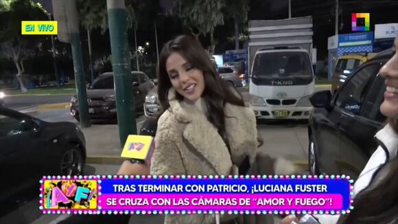 TROME - Luciana Fuster reacciona así cuando le preguntan por América Hoy y las hermanas de Patricio Parodi