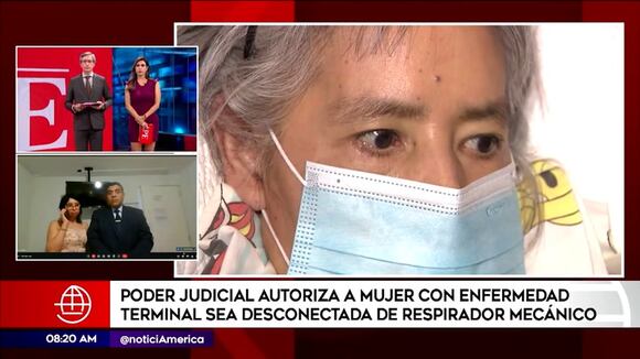 PJ autoriza a mujer con enfermedad terminal que sea desconectada